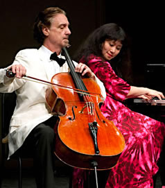 David Finkel and Wu Han in concert